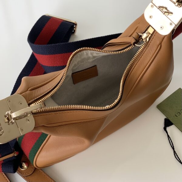 GUCCI GG ATTACHE SMALL SHOULDER BAG IN ORANGE 23CM 702823 UXWBG 3162 - Image 3