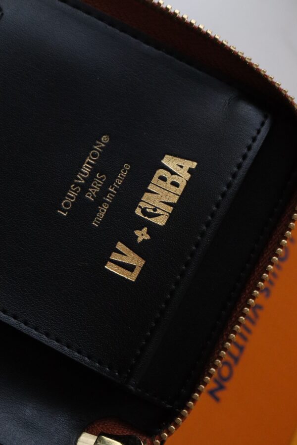 Louis Vuitton LVXNBA Zippy Wallet Vertical 20cm Brown M80548 - Image 5