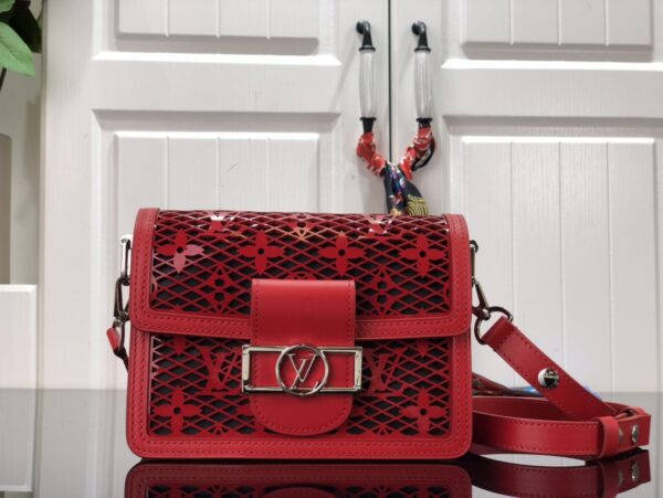 LOUIS VUITTON MINI DAUPHINE 20CM RED M20359 - Image 2