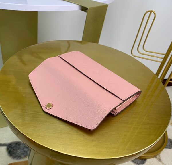 Louis Vuitton Aurore Monogram Empreinte Wallet 20cm Pink - Image 2