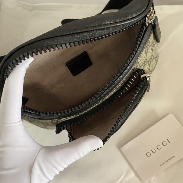 GUCCI BELT BAG WITH INTERLOCKING G BEIGE 23CM - Image 3