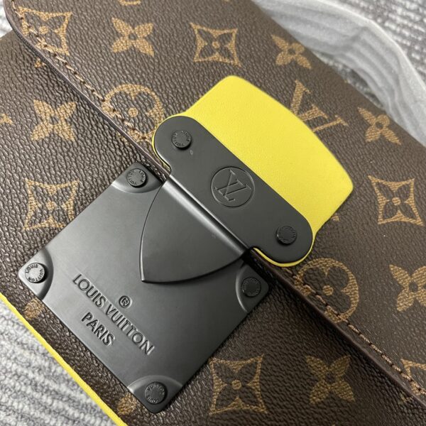 LOUIS VUITTON S LOCK SLING MONOGRAM YELLOW BAG 21CM M45864 - Image 10