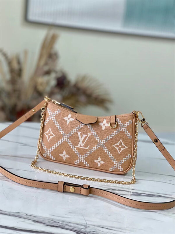 LOUIS VUITTON EASY POUCH ON STRAP 19CM BEIGE M81137 - Image 2