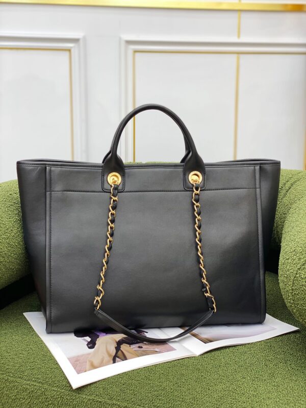 CHANEL LARGE SHOPPING BAG BLACK A66941 - Image 5