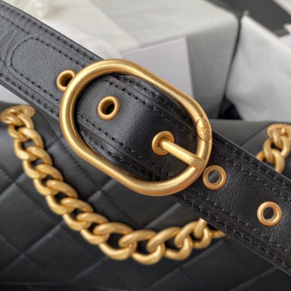 CHANEL HANDBAG BLACK AS2842 - Image 7