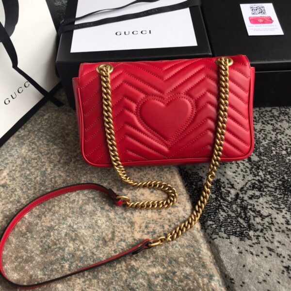 GUCCI Marmont matelassé mini bag 446744 DTDIT 6433 - Image 7