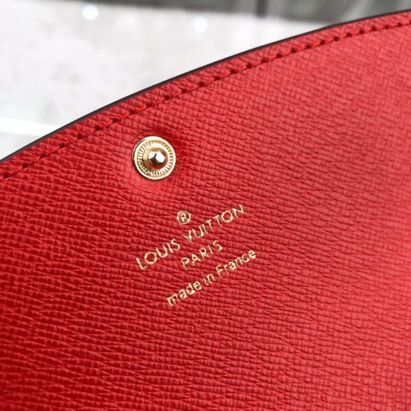 Louis Vuitton Emilie Wallet Red - Image 7