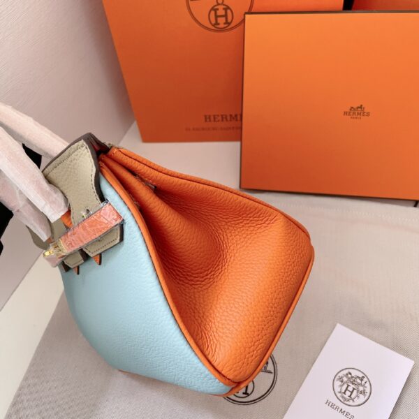 HERMES BIRKIN MINI GOLD HARDWARE EPSOM MULTICOLOR 20CM - Image 2
