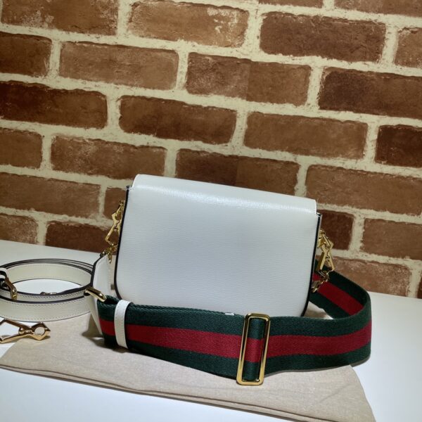 GUCCI HORSEBIT 1955 MINI BAG IN WHITE 658574 18YSG 9068 - Image 6