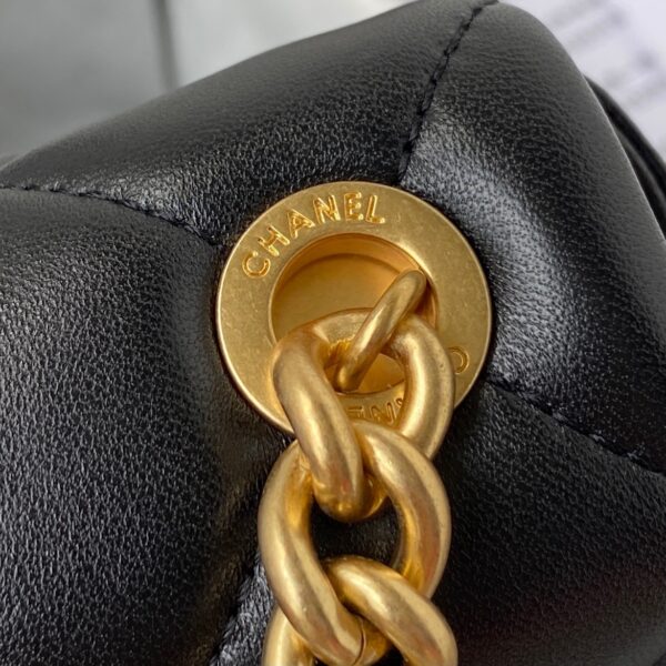 CHANEL SHOULDER BAG BLACK AS2734 - Image 8