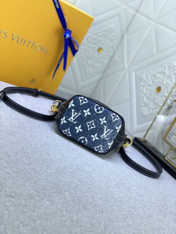 LOUIS VUITTON NANO NOÉ BLUE DENIM 16CM - Image 3