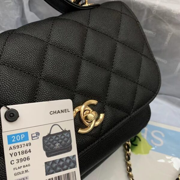 CHANEL MINI BUSINESS AFFINITY BLACK 19CM - Image 3