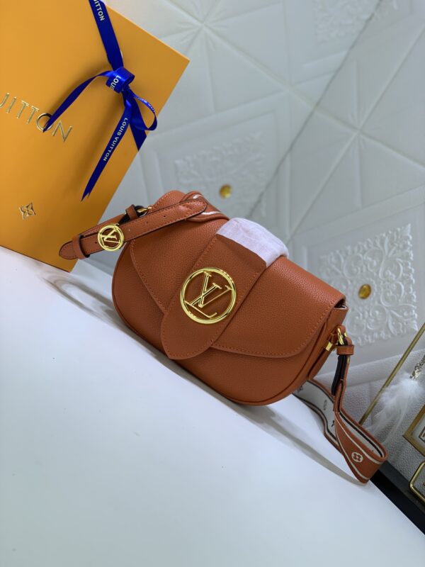LOUIS VUITTON LV PONT 9 SOFT PM BROWN M58729 - Image 5