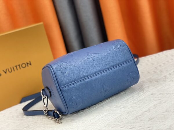 LOUIS VUITTON LV SPEEDY BANDOULIERE 20 HANDBAG NAVY BLUE M58958 - Image 4