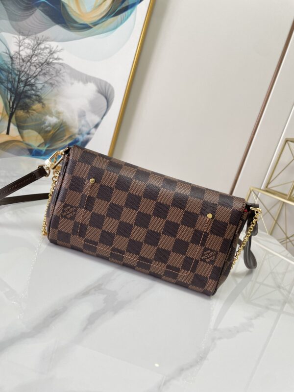 LOUIS VUITTON FÉLICIE POCHETTE DAMIER AZUR 21CM N41129 - Image 6