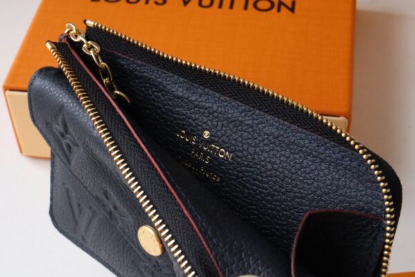 Louis Vuitton Card Holder Recto Verso Wallet Navy Blue / Red 13cm M69420 - Image 2