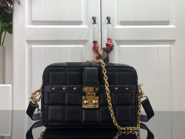 LOUIS VUITTON TROCA PM 22CM BLACK M59116 - Image 2