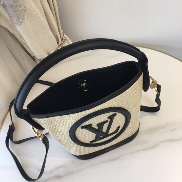 LOUIS VUITTON PETIT BUCKET BLACK 19CM M59961 - Image 2