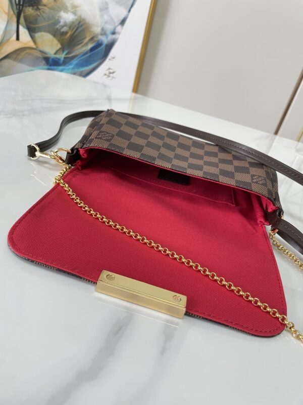 LOUIS VUITTON FÉLICIE POCHETTE DAMIER AZUR 21CM N41129 - Image 10