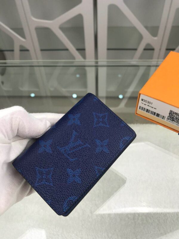 Louis Vuitton Pocket Organiser Navy Blue M30301 - Image 9