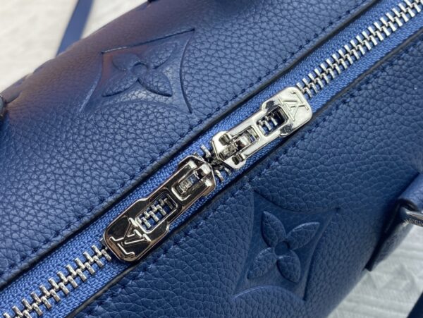 LOUIS VUITTON LV SPEEDY BANDOULIERE 20 HANDBAG NAVY BLUE M58958 - Image 3