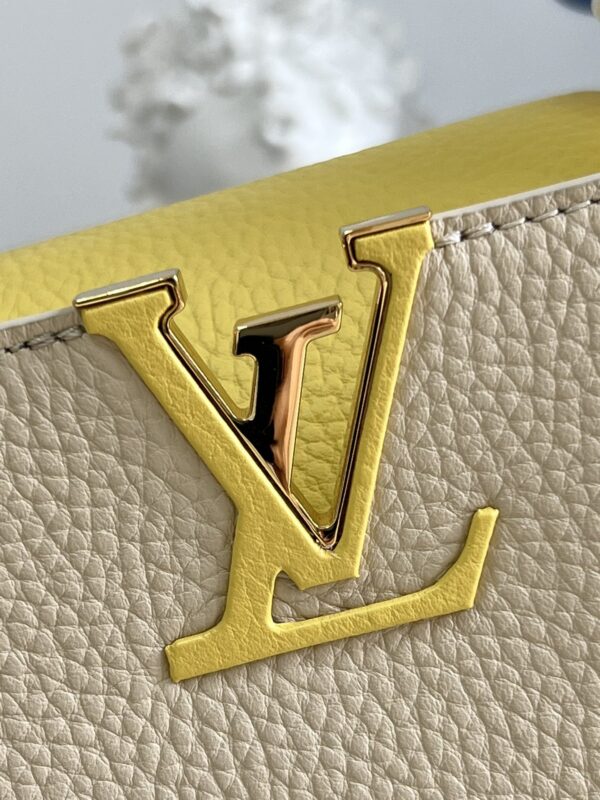 LOUIS VUITTON CAPUCINES MM 31CM PLUME YELLOW M59883 - Image 7