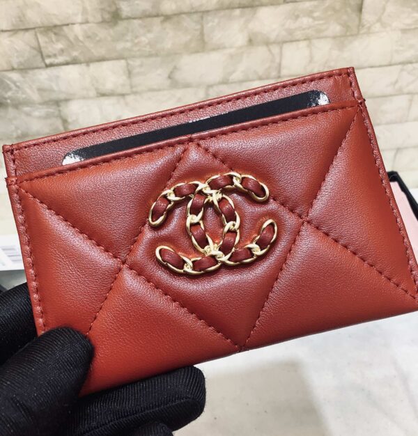 CHANEL FLAP WALLET RED AP0941 - Image 7