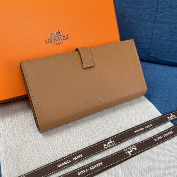 HERMES BEARN WALLET EPSOM BROWN - Image 3