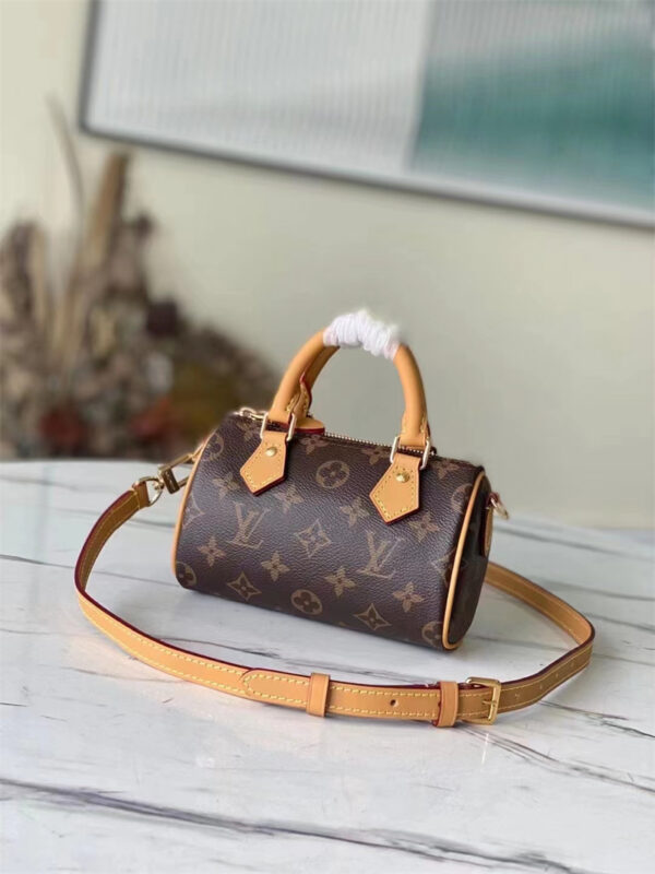 LOUIS VUITTON NANO SPEEDY BEIGE M81085 - Image 5