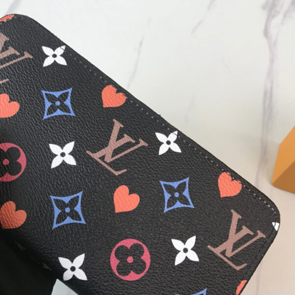 LOUIS VUITTON ZIPPY AROUND WALLET BLACK M80323 - Image 2