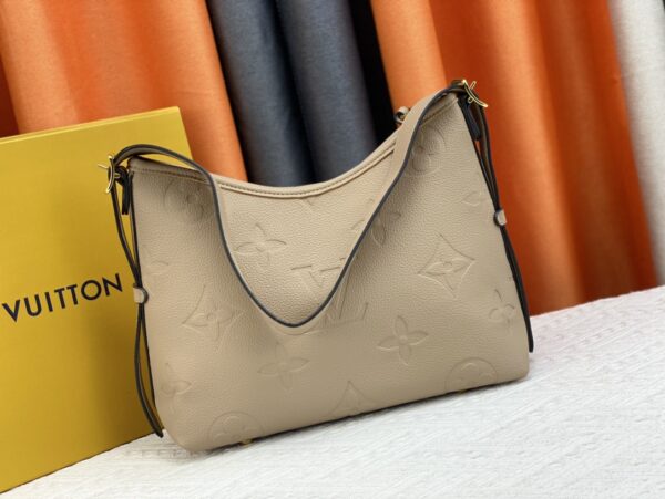 LOUIS VUITTON CARRYALL PM LIGHT BROWN 39CM M46292 - Image 9