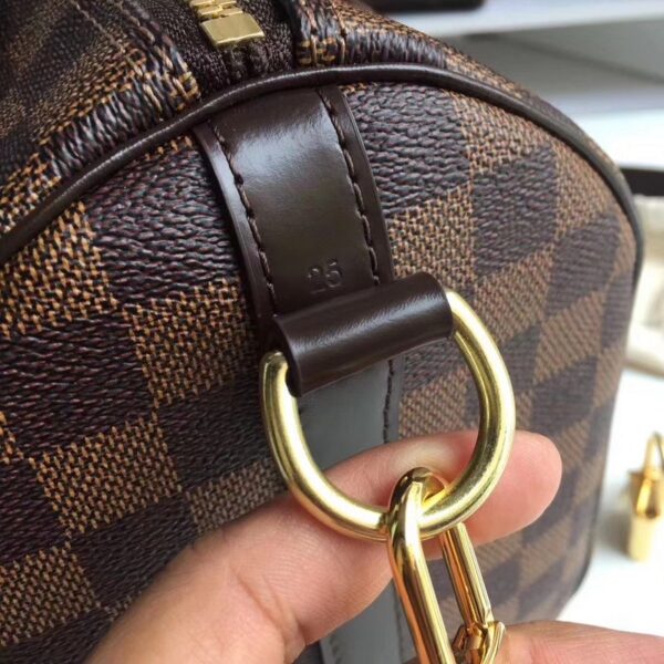 LOUIS VUITTON SPEEDY BANDOULIÈRE 25 DAMIER EBENE N41368 - Image 9
