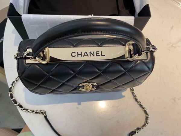 CHANEL CC TRENDY BAG BLACK 25CM - Image 3
