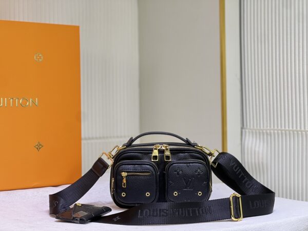 LOUIS VUITTON UTILITY CROSS-BODY BAG BLACK M80450 - Image 4
