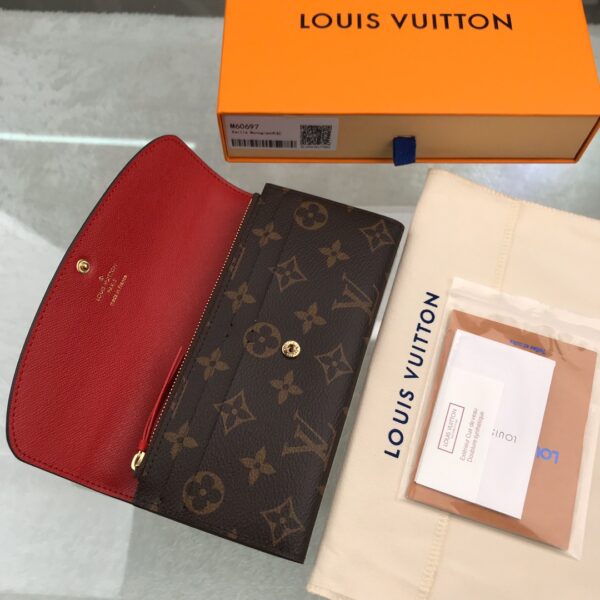 Louis Vuitton Emilie Wallet Red - Image 6