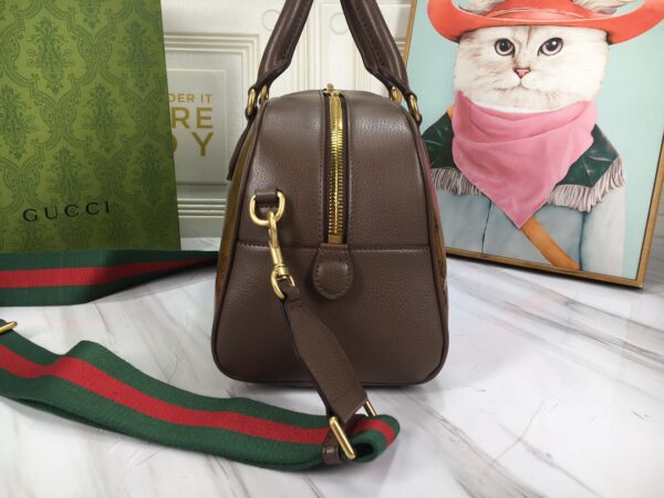 GUCCI x ADIDAS MINI DUFFLE BAG BROWN 31.5CM 702397 UVSFT 7268 - Image 7