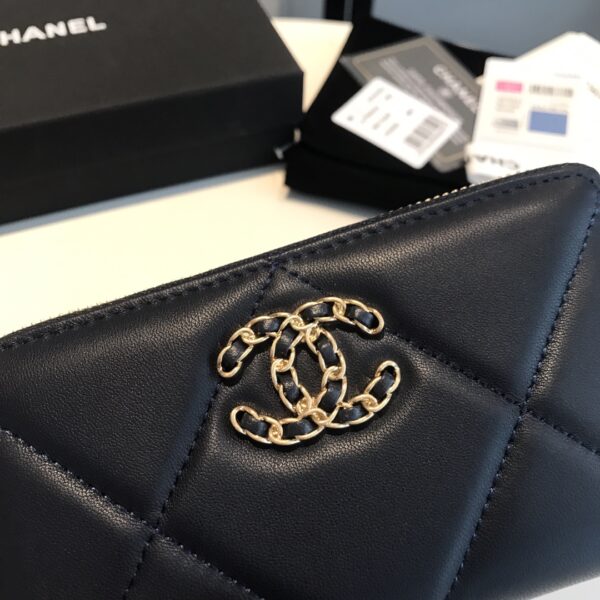 CHANEL CC RED BLACK WALLET 16.5CM - Image 8