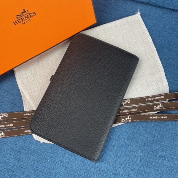 HERMES DOGON DUO LONG WALLET BLACK - Image 3