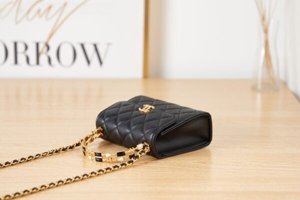 CHANEL CLUTCH WITH CHAIN BLACK AP2945 B08842 94305 - Image 7