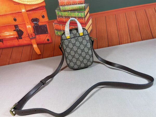 GUCCI OPHIDIA GG SUPREME CANVAS MINI BAG BEIGE 16CM - Image 2