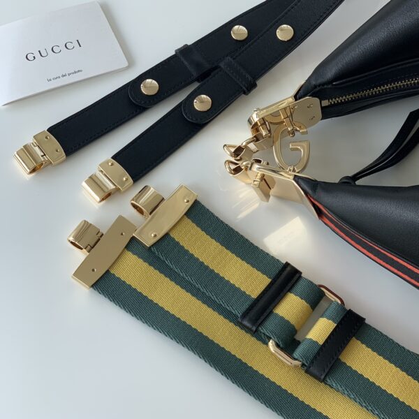 GUCCI GG ATTACHE LARGRE SHOULDER BAG IN BLACK 35CM 699409 UXWBG 1037 - Image 6