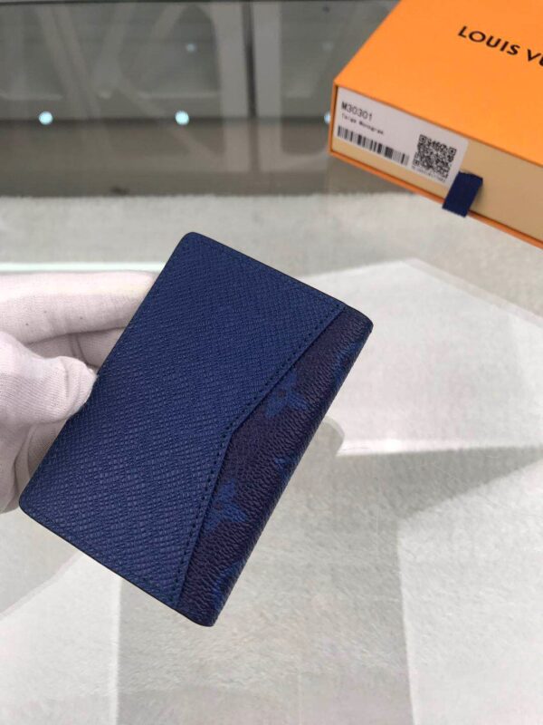 Louis Vuitton Pocket Organiser Navy Blue M30301 - Image 8