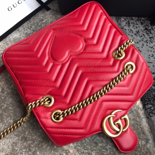 GUCCI Marmont matelassé mini bag 446744 DTDIT 6433 - Image 8