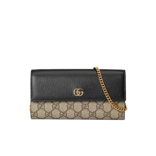 GUCCI GG MARMONT WALLET WITH CHAIN BEIGE 19CM 546585 17WAG 1283