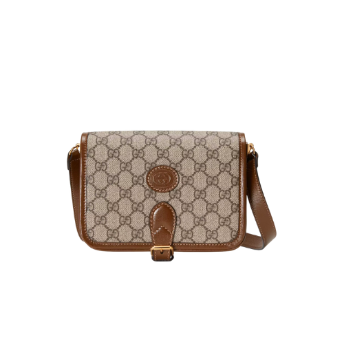 GUCCI MINI SHOULDER BAG WITH INTERLOCKING G 20CM 671620 92TCG 8563