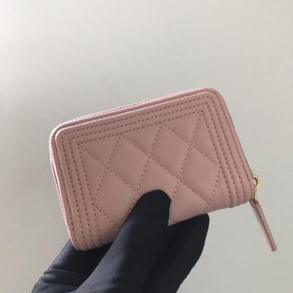 CHANEL BOY LOGO CC PINK GOLD - Image 7