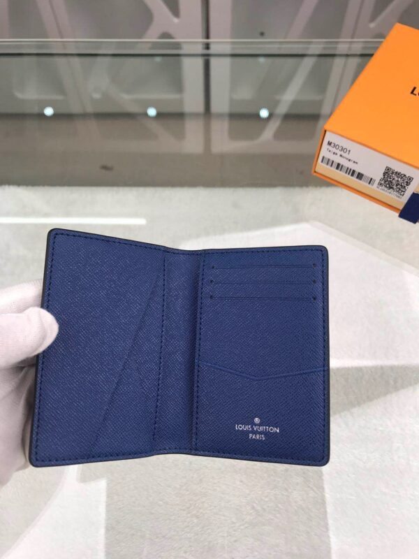 Louis Vuitton Pocket Organiser Navy Blue M30301 - Image 7