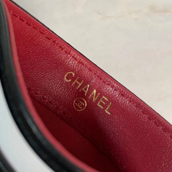 CHANEL FLAP WALLET BLACK AP0941 - Image 8