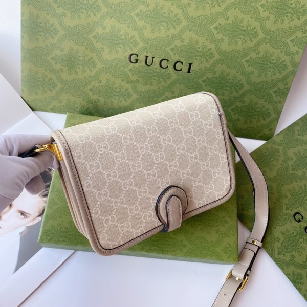 GUCCI MINI SHOULDER BAG WITH INTERLOCKING G 20CM 671620 UULBT 9683 - Image 2