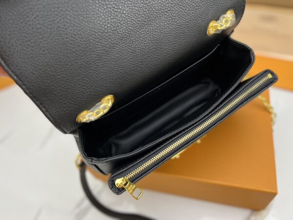 LOUIS VUITTON MARCEAU BLACK LEATHER BAG M46200 - Image 9